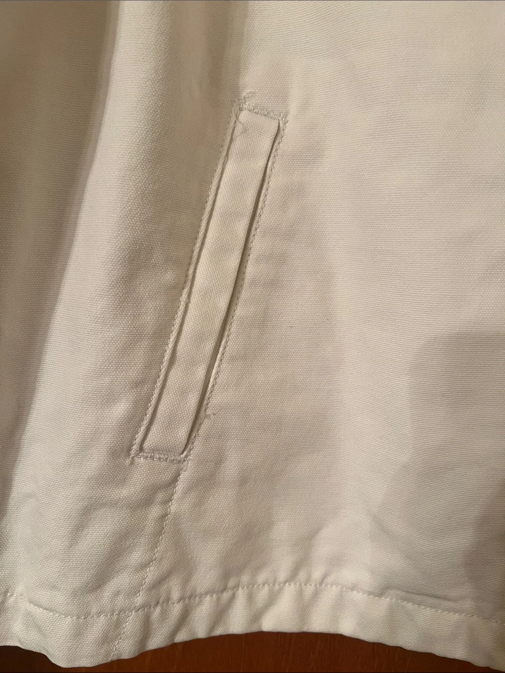 Levi’s Castro Mechanics Full-zip Lightweight Canvas Jacket Sz M White MSRP: $99